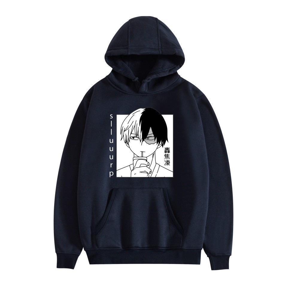 My Hero Academia Hoodies Autumn Winter Fleece Streetwear Tops
