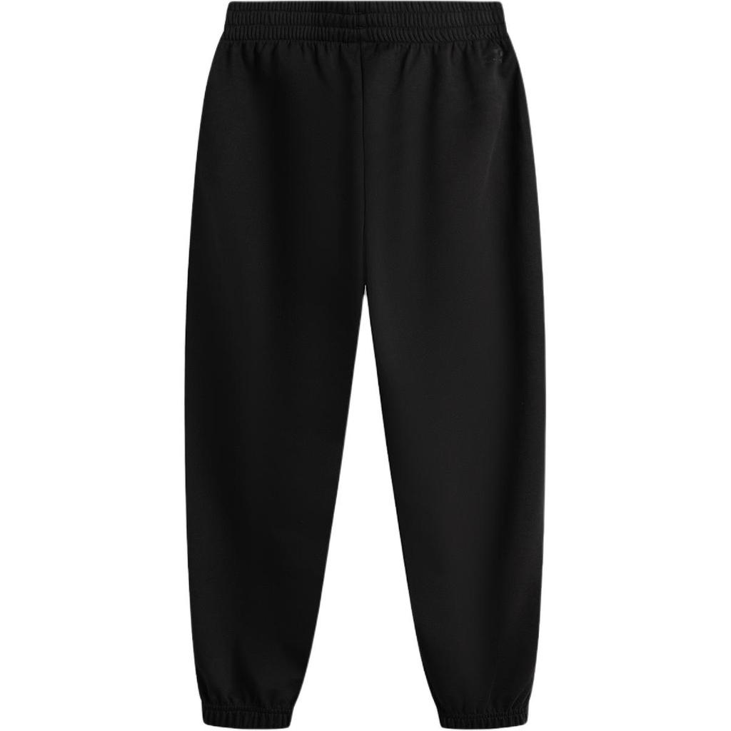 Li Ning Sports Trend Series Comfortable Simple Casual Versatile Jogger Mid Waist Knitted Sports Pants Women bottoms AKLV352-4