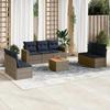 VidaXL Garden Lounge Set with Cushions 8 Pcs, Patio Sofas, Furniture Set, Outdoor Terrace Furniture, Grey 3256411