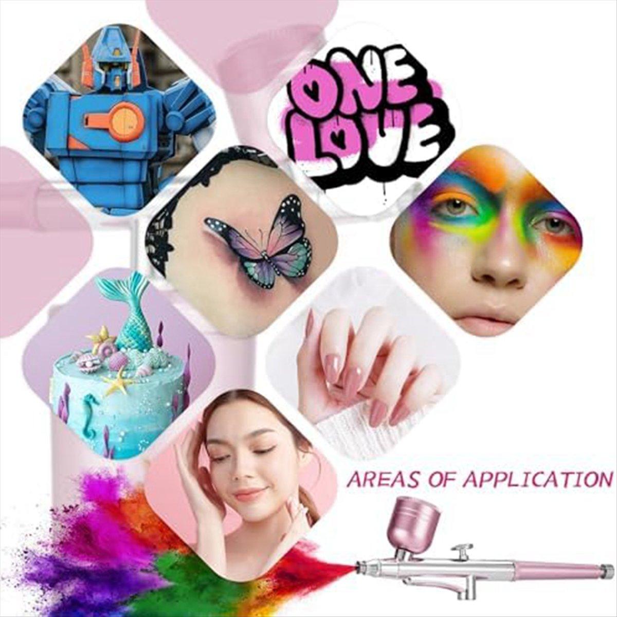 

BHBL Airbrush KIT Cordless Rechargeable Compressor Airbrush Set, Automatically Handles Model Painting, Nails, Makeup A China Mainland