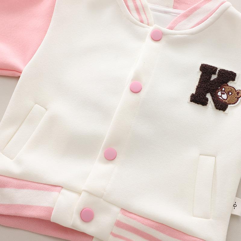 Kinder Baseballanzug Set für Jungen und Mädchen Frühling und Herbst Kleidung Sport und Freizeit Zweiteiliges Set