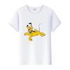 Casual Cartoon Goofy Pluto Clothes Plus Size T-shirt Summer White Tees 90S Tops Harajuku Blouses Tshirt Unisex