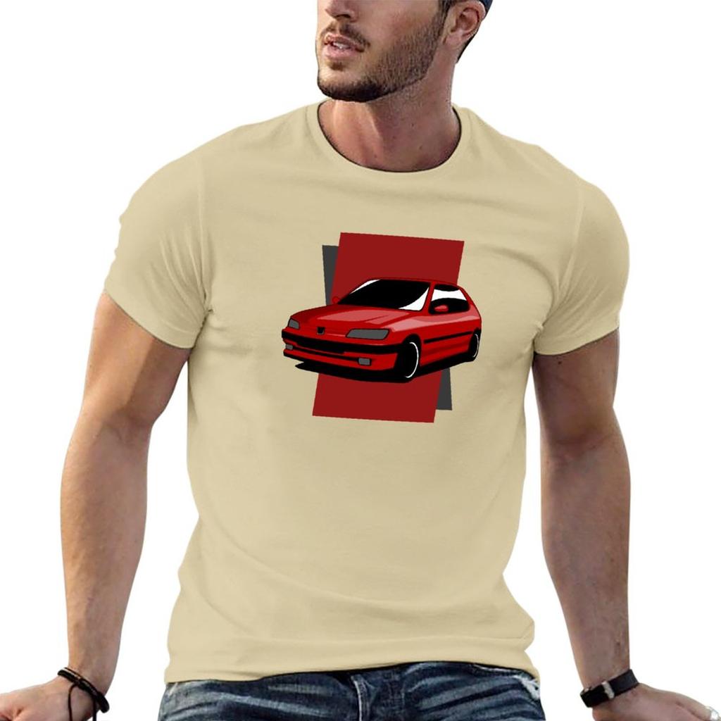 New Minimalistic 306 GTI T-Shirt Blank T Shirts Anime T-shirt Custom T Shirts Kawaii Clothes Mens T Shirts Pack
