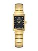 YaLaLuSi Elegant Square Women Watch Gold Zinc Alloy Band Color Dial Quartz Wrist Watch Luxury Gift Watch For Her