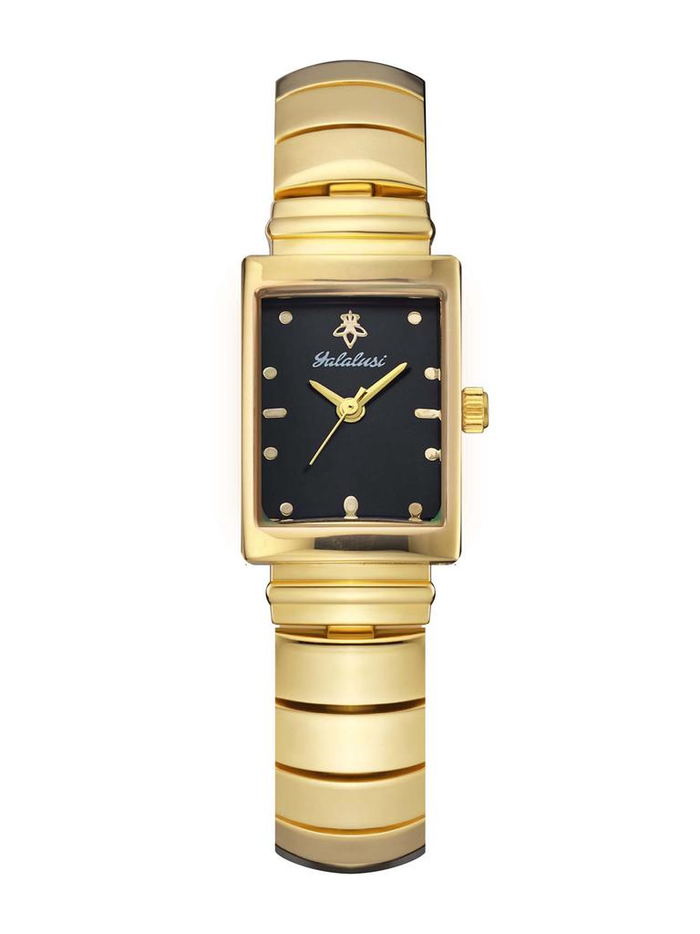 YaLaLuSi Elegant Square Women Watch Gold Zinc Alloy Band Color Dial Quartz Wrist Watch Luxury Gift Watch For Her