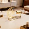 Moon Shaped Candle Holders Tealight Holders Metal Moon Candle Stand Candlestick for Christmas Dining Wedding Home Decors