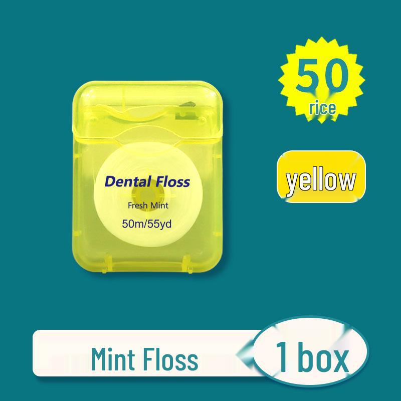 Minze gewachste ultrafeine Zahnseide 50m Box - Hochfester kieferorthopädischer Draht