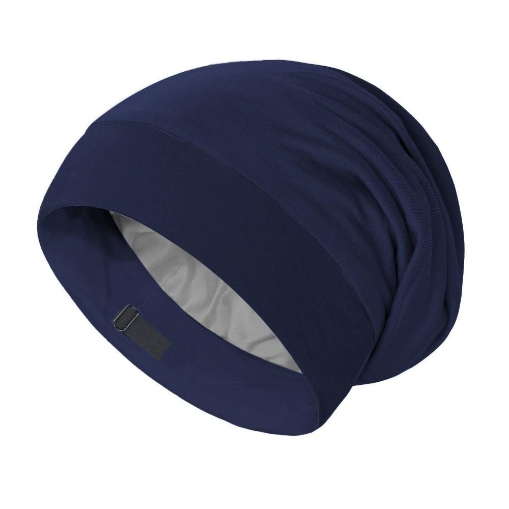 Adjustable Warm Nightcap Stretch Skull Hat Unisex Men's Beanie Caps Hair Protection