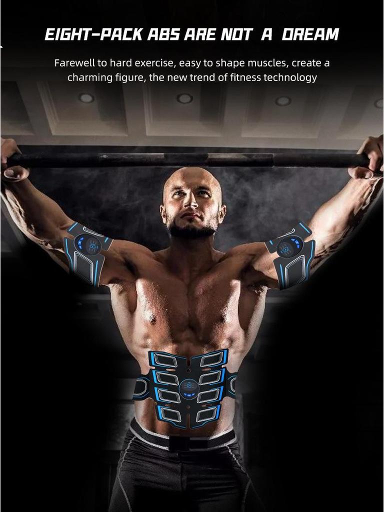 Smart EMS Abdominal and Leg Slimming Muscle Trainer
