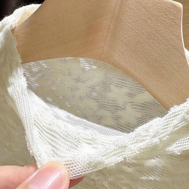 Čierny čipkovaný sveter pre ženy na jeseň a zimu, vzorovaný sieťovaný sveter s polovysokým výstrihom, tenkým dlhým rukávom