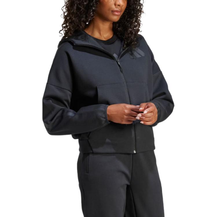 New Adidas Free Shipping With AdiClub Adidas Z.N.E. Full Zip Hoodie JE7848
