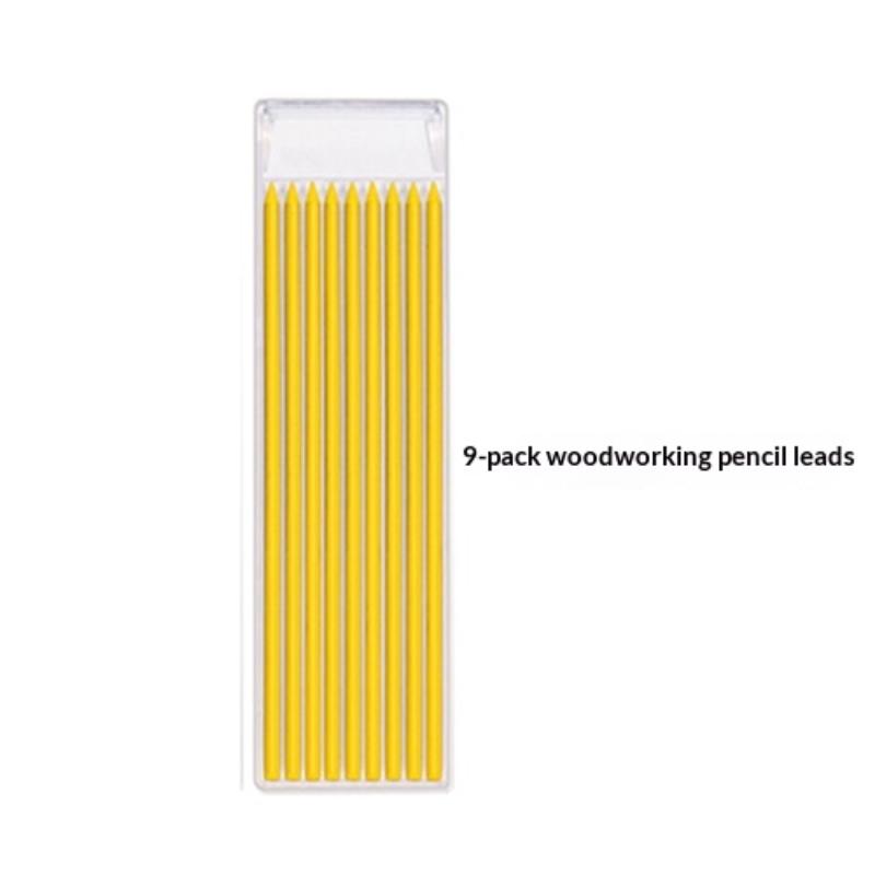 2,8 mm 2-in-1 Holzbearbeitungs-Minenbleistift mit Mine und eingebautem Anspitzer für Tiefloch-Zimmermannsmarkierungsstifte Werkzeug