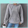 Hoodie Women Long Sleeve Pullover With Drawstring Kangaroo Pocket For Casual Wear