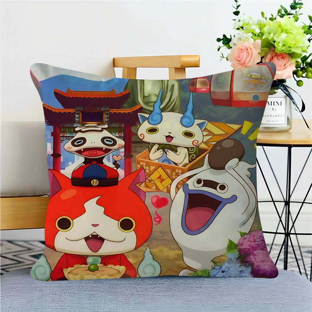 Game Yo-kai Watch Pillow Cover For Bedroom Room And Living Room Sofa Decorative Cushion Cover