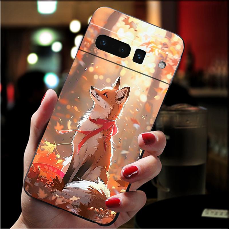 Phone Case For Google Pixel 10 9 Pro XL 9A 8 7 6 Pro Pixel 8A 7A 6A Pixel 8 7 6 5 Cute Fox