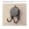 Suction Cup Hook No Drilling Required Bathroom Hooks Kitchen Door Back Clothes Hook Dual Hooks Strong Load-bearing Hooks