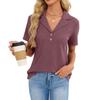 Women's Fashionable Comfortable Collared Loose-Fit Top