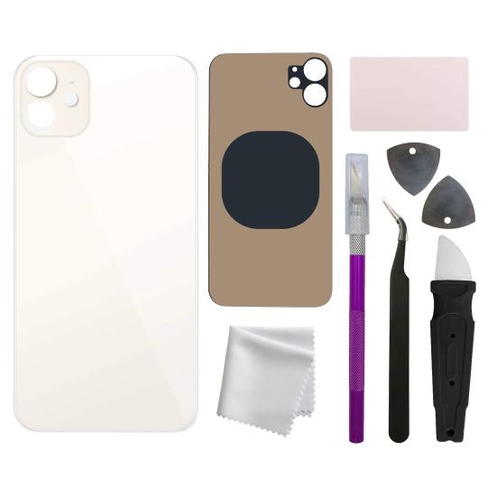 Professional Replacement Back Glass Housing Rear Battery Cover with Pre-installed Adhesive Repair