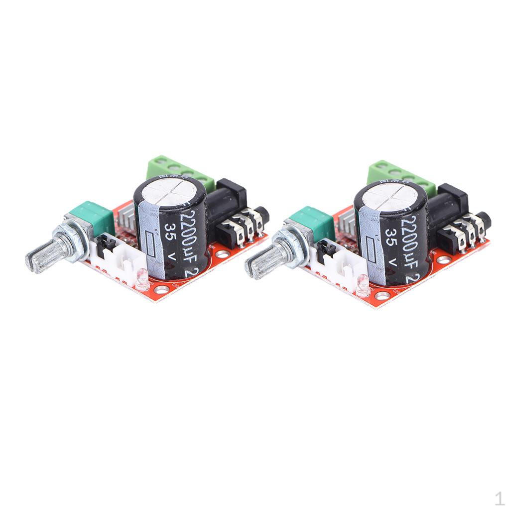

2 Pieces 12V Hi-Fi PAM8610 Audio Stereo Amplifier Board 2X10W Ch L D Class
