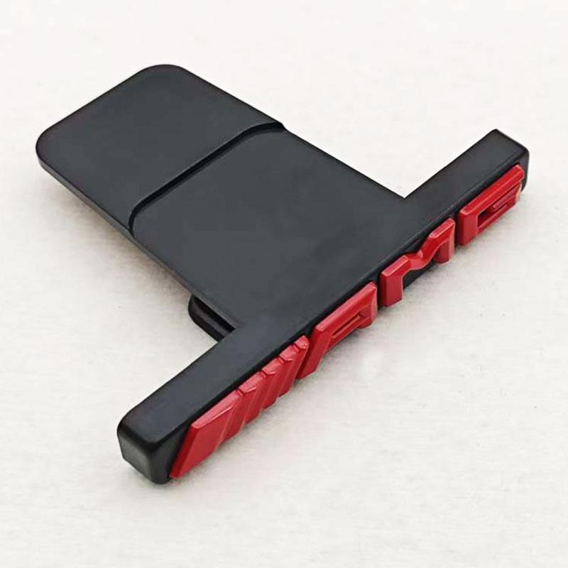 ABS3D ABS AMG Logo Emblem Car Front Grille Badge For Mercedes Benz AMG W211 W124 W169 W176 W177 W202 W203 W204 W205 Accessories