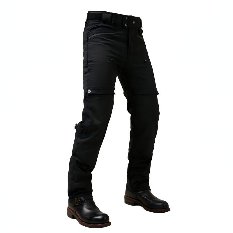 Mens Motorcycle Riding Pants With Silicone Armor Protection Waterproof Windproof Breathable Adjustable High-Waist Winter Use