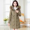Down Cotton-padded Clothes Women's Medium and Long Models, New Fashion Slim-fitting Cotton-padded Jackets, Warm and Thickened Cotton-padded Jackets.