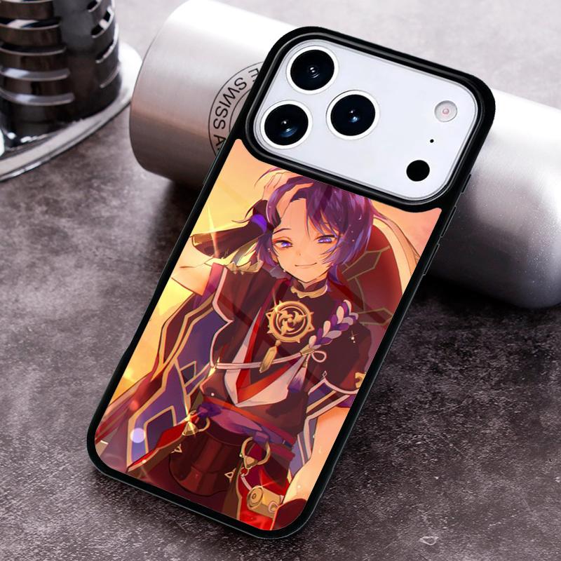 Scaramouche Genshin Impact Phone Case For iPhone 17,16e,15,14,13,12,11,Mini,Pro,MAX soft Silicone Cover
