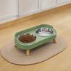 Elevated Cat Bowl, Dual 13.53oz Stainless Steel Bowls, Non Spill Cat Bowl with Raised Stand, Pet Food And Water Bowl Set for Indoor Cats