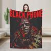 The Black Phone Horror Movie Blankets  Decorative Flannel Throw Blanket For Home Decor Soft Warm Design Quality Bedspread Gift