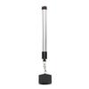 Pool Cue Chalk Holder with Spikes and Cover Metal Chalk Pen for Billiard Stick Tip Repair Octagonal