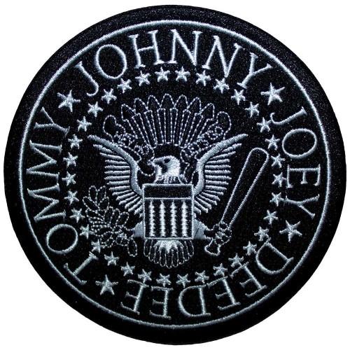 Ramones Presidential Seal Black Iron On Patch