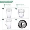 12/16/22oz Electric Juicer Cup Mug with Extractor Blade Lid For MB Blender Replacement Juicer Restaurant Bar Juicer Cup