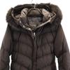 DUVETICA Circe with fox fur down parka 38 Brown Jacket Women Used