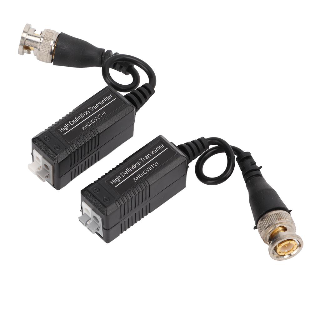 1 Pair Video Balun HD AHD TVI CVI Passive Video Balun Transceiver for CCTV Surveillance Camera Systems