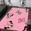 Pink Beautiful Minnie Print Pattern Carpet - Slip-resistant Kitchen Mat Outdoor Carpet Home and Bedroom Decoration Birthday Gift