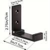 6 Stück Robuste Faltbare Kleiderhaken - Platzsparende Wandmontierte Haken aus Aluminiumlegierung mit Rostbeständiger Lackierung, Perfekt zum Organisieren von Mänteln