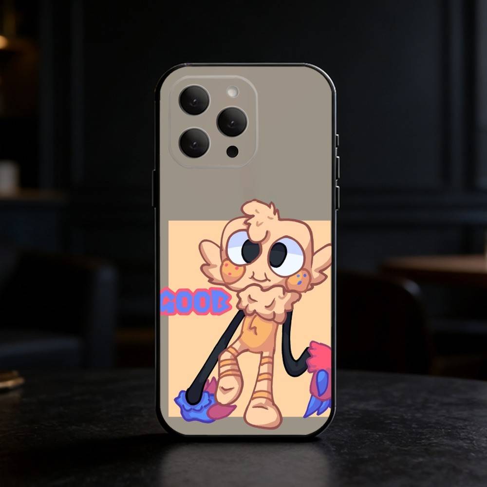 

Cartoon Goob Dandys World Phone Case Silicone black Soft For IPhone 17,16,15,14,13,12,11,SE,Plus Pro Max iPhone16plus