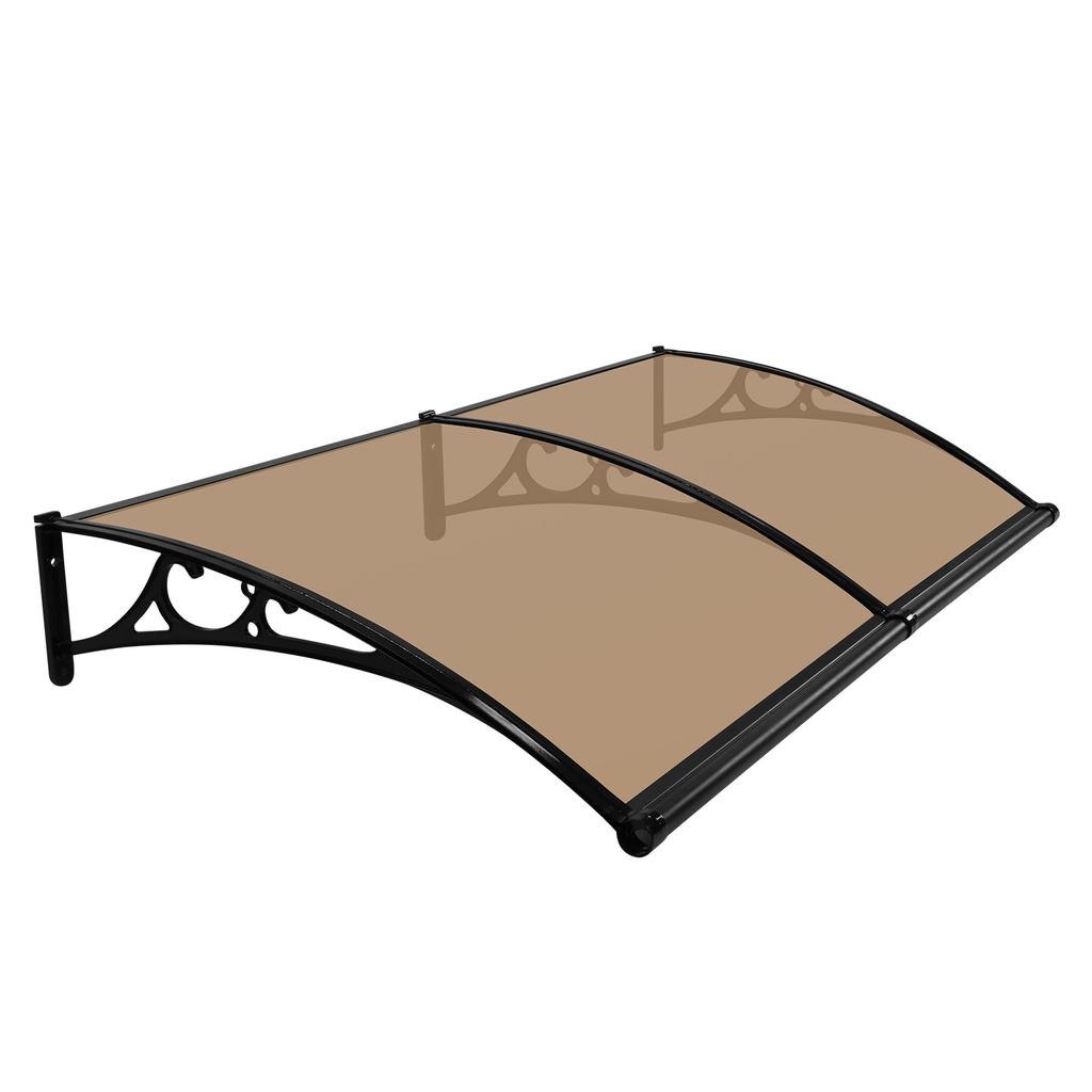 Awning for Door Entrance with Aluminum Alloy Bracket House Overdoor Awnings Long Service Life for Rain Snow Sunlight Protection