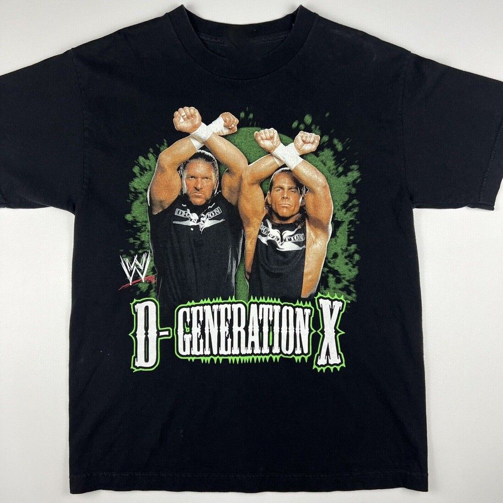 Unisex Shirt Cotton Oversize Large Size D-Generation X Wrestling T Shirt Shawn Michaels Triple H Youth Tee LI1192