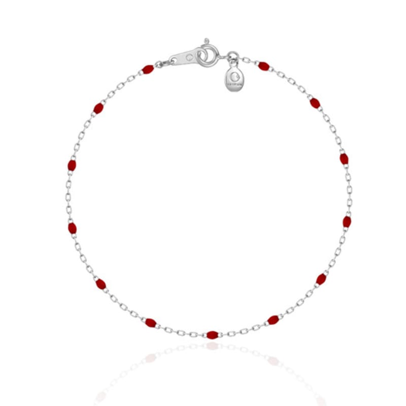 STAYGEM Pom Pom Chain Bracelet_Red
