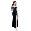 Japanese Style One-Shoulder Spaghetti Strap Dress for Nightclub and Spa