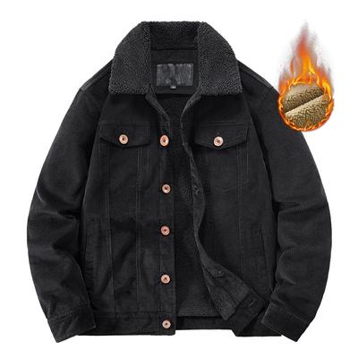 Fashion Turndown Collar Jacket Man Bomber Jacket Mens Windbreaker Thicken Jackets Coat Men's Clothing Casual Tooling Jacket