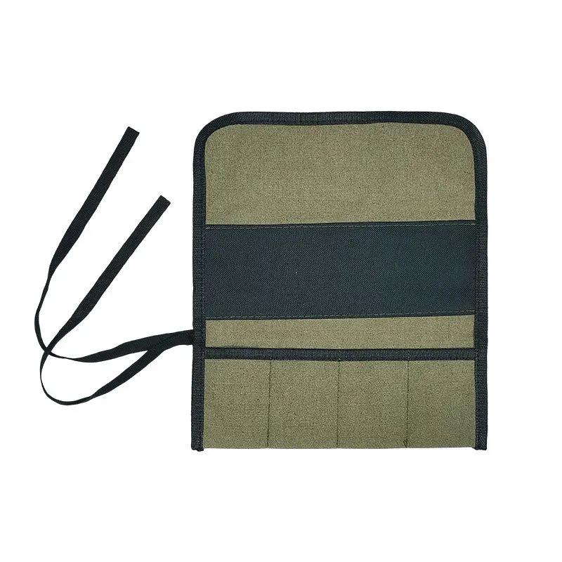 Multiple Pocket Multi-Purpose Roll Up Tool Bag Oxford Cloth Wrench Pouch Screwdrivers Drills Storage Case Bag Hanging Tool