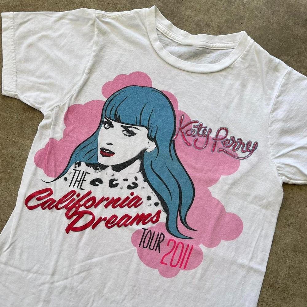 VTG 2011 Katy Perry California Dreams Shirt Unisex Concert S to 5XL EL597 Unisex T-Shirt