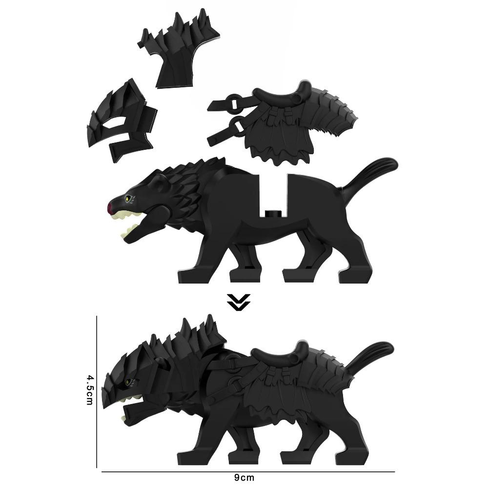 Wargs Building Block Doll Mini Bricks Action Figures Assembly Toys for Children P8011-8014