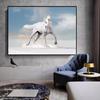Horse Wall Art Posters Horse Running Canvas Art Print Painting Beautiful Horses Pictures for Modern Home Living Room Decoration