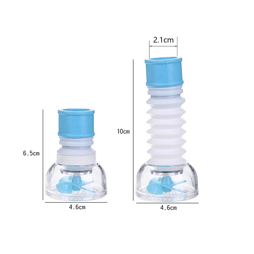 Faucet Filter Extender 360 Rotating Adjustable Faucet Spout Water Filter Water Saving Device for Home Kitchen Bathroom