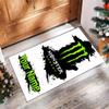 Kober Monster Energy Crystal Velvet, Personalizovaná protiskluzová podložka s vlastním textem pro domácí dekoraci, Dárek