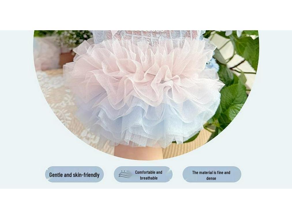 Sommer Prinzessin Haustierkleid: Katzen- und Hundewedding, Ballett, Geburtstagsrock