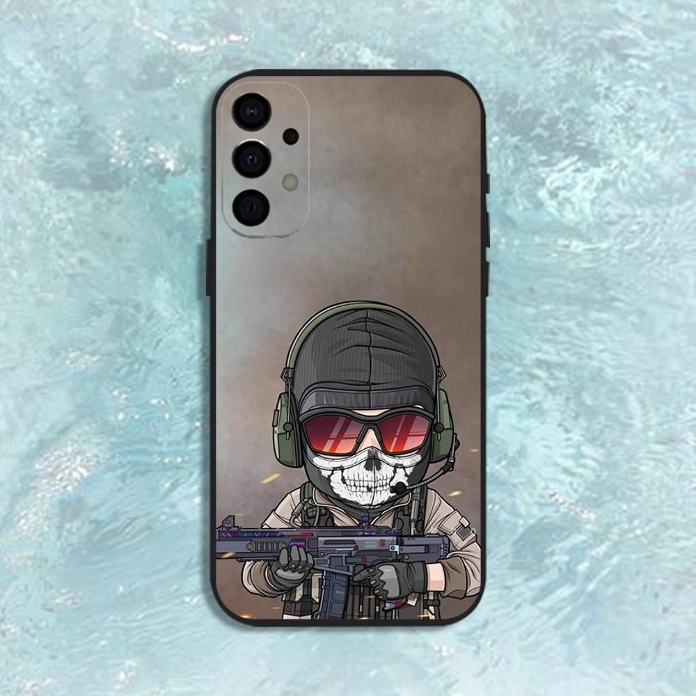 

C-COD Call Of D-Duty Ghost Phone Case For Samsung S25,S24,S21,S22,S23,S30,Ultra,S20,Plus,Fe,Lite,Note,10,9,5G Black Cover Samsung S21fe